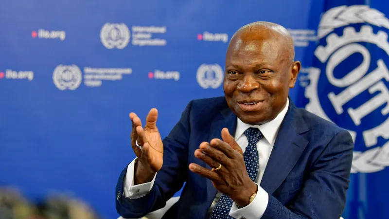 ILO Director-General Gilbert F. Houngbo