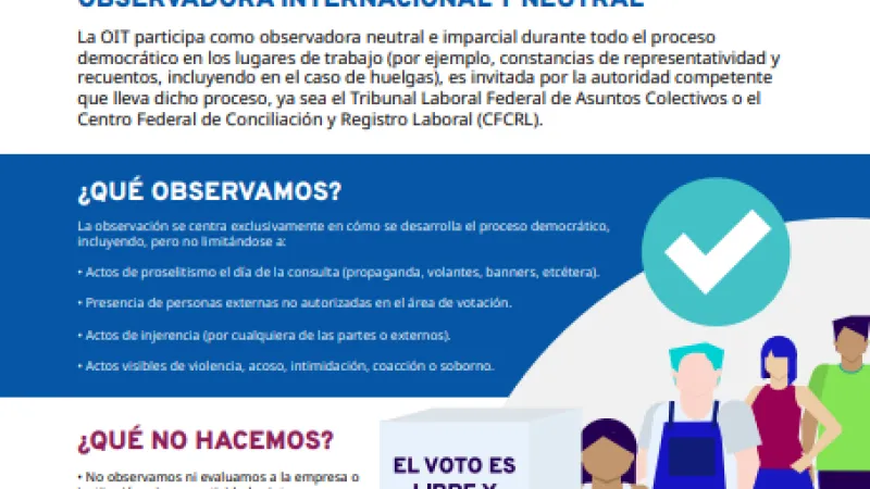 ¿Qué hace la OIT en las observaciones?