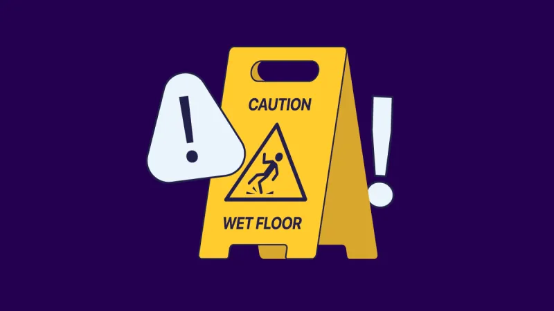 caution wet floor signs