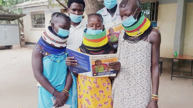 Member of the host community during a SIYB training