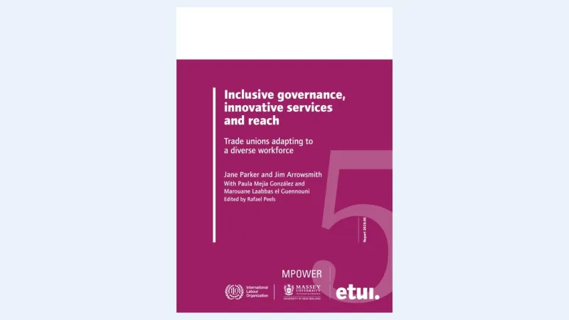 First page of Inclusive governance, innovative services and reach.